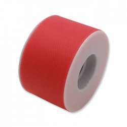 TULLE ROTOLO cm5x50mt ROSA CORALLO BIG