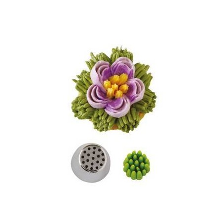 BECCUCCIO INOX DECORA N°8 ERBA E FILI SOTTILI