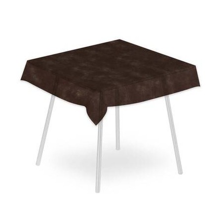 TOVAGLIA COPRIMACCHIA 120x120cm AIRSPUN MARRONE 10pz