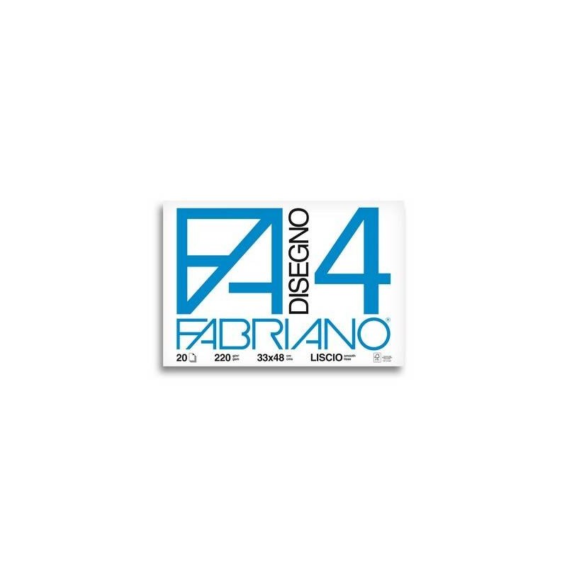 ALBUM FABRIANO C/ANGOLI F4 33x48cm 20fg 220gr LISCIO