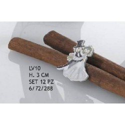 STICKERS SPOSI H.3cm 12pz