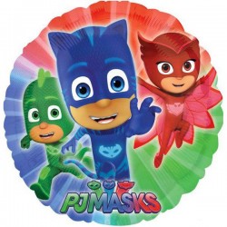 PALLONE MYLAR PJ MASKS SUPER PIGIAMINI ø45cm