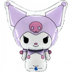 PALLONE MYLAR 24 61cm KUROMI LILLA