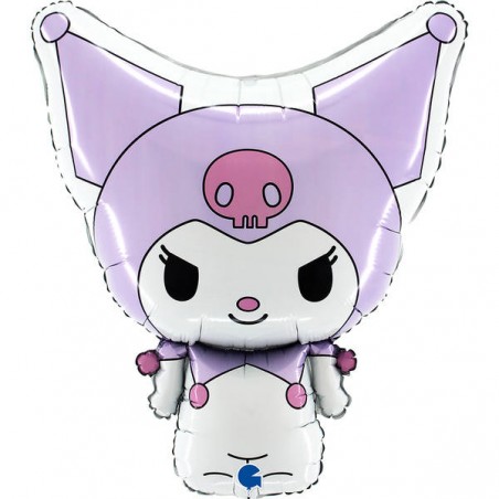 PALLONE MYLAR 24 61cm KUROMI LILLA