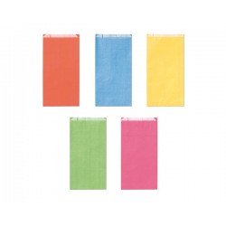 BUSTE REGALO CARTA SEALING ASSORTITE LIGHT 12+4x22cm 100pz PER ALIMENTI