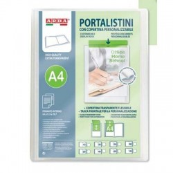 PORTALISTINI PERSONALIZZABILI BUSTE CRISTALLO 50pz