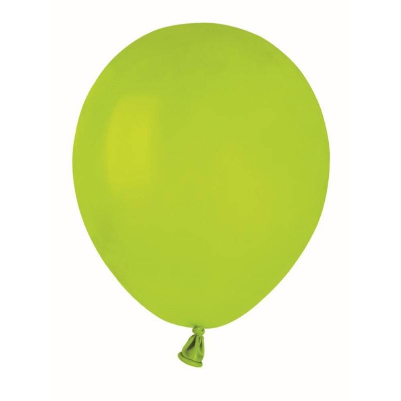 PALLONCINI COLOR 5 12cm VERDE CHIARO 100pz