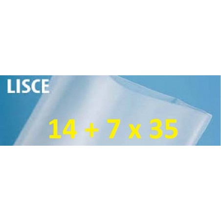 BUSTE SOTTOVUOTO LISCE H7 MIS. 14+7x35cm 100pz