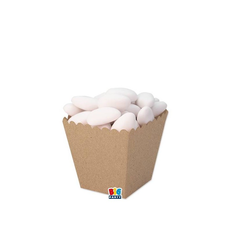 SWEETY BOX MINI 4x5,5x4cm KRAFT AVANA 12pz