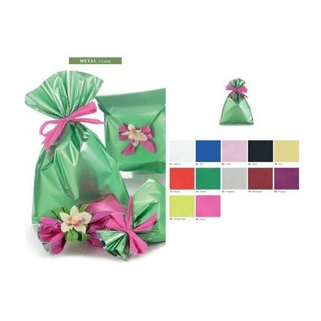 BUSTE REGALO P.P.L. 8x15 ORO SATINATO METAL 50PZ