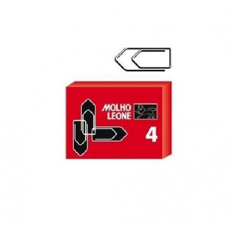 FERMAGLI ZINCATI N°4 100PZ MOLHO LEONE