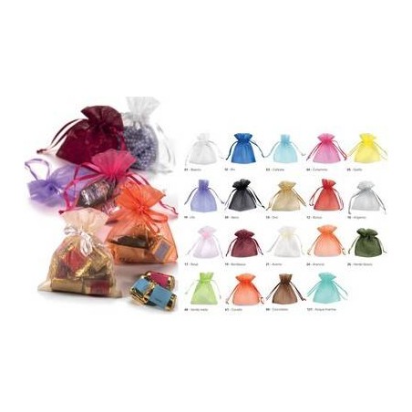 SACCHETTI ORGANZA 5x7cm 20pz 21-AVORIO