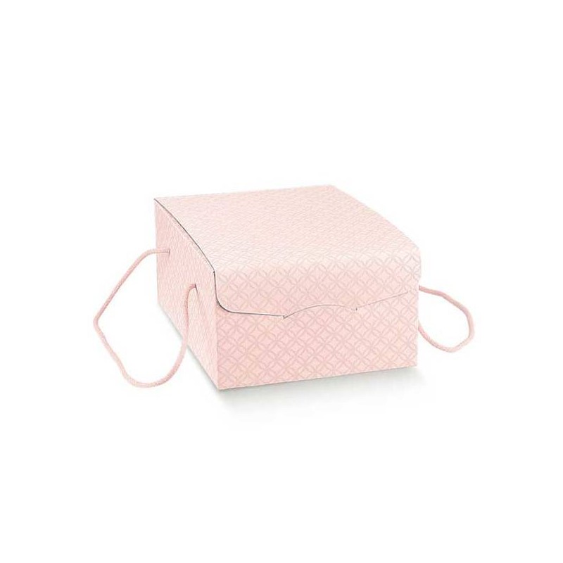 SCATOLA SEGRETO C/CORDINI 33,5x23,5x14cm MATELASSè ROSA