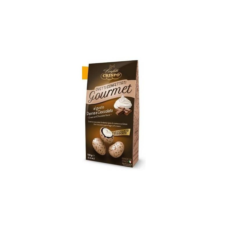 OVETTI CONFETTATI GOURMET ASTUCCIO 150gr PANNA E CIOCCOLATO