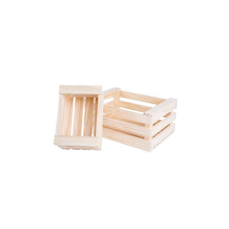 MINI CASSETTA LEGNO 25x12x18cm
