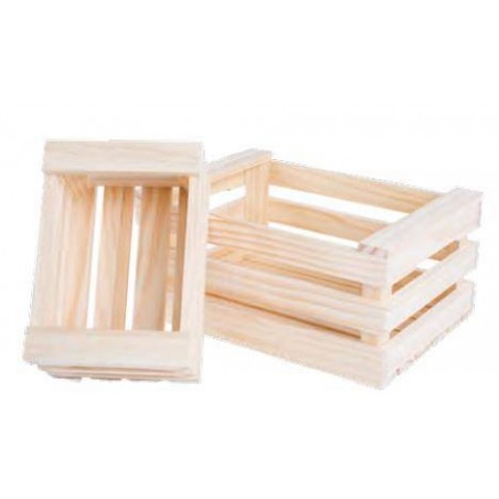 MINI CASSETTA LEGNO 25x12x18cm