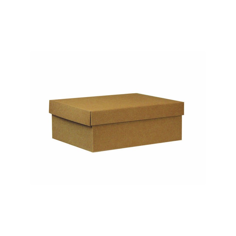 SCATOLA F/COPERCHIO LINEA 1000 32,7x21x11,5cm ONDA AVANA PORTATA 6kg