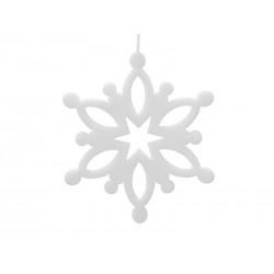 CRISTALLO FOAM DA APPENDERE 40cm BIANCO