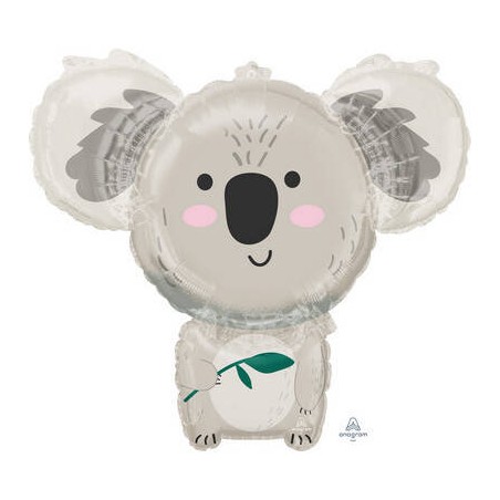 PALLONE MYLAR S/SHAPE KOALA BEAR 71x63cm