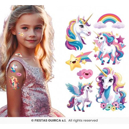 TATUAGGI UNICORNO BIMBA ASS.TI