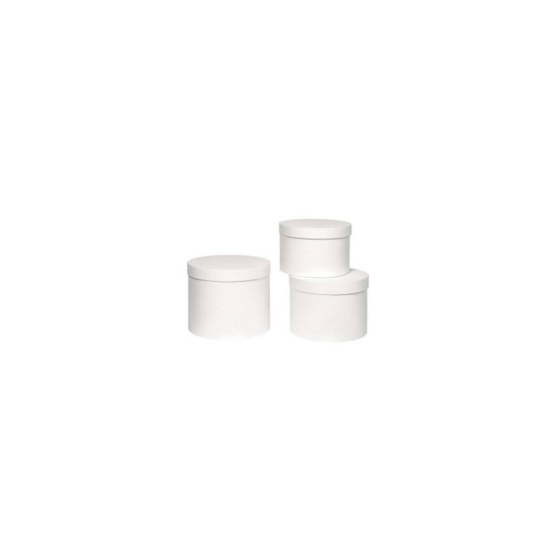 SCATOLA CAPPELLIERA ø34xh25cm WHITE