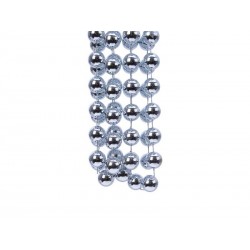 FILO PERLINE METAL XXL cm2x2,7mt ARGENTO