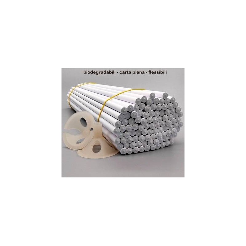 STECCHE PER PALLONI BIODEGRADABILI H.30cm 100pz