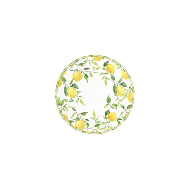 PIATTI PIANI 27cm LEMON TREE 8pz