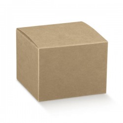 SCATOLA PIEGHEVOLE AVANA LISCIA 7x7x7cm 10pz