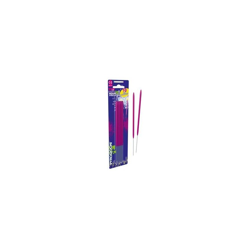 STELLINA SCINTILLANTE MINI FUCSIA 10pz