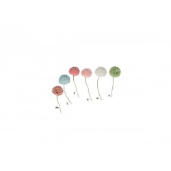 DALIA CON STELO ø4cm VERDE 12pz