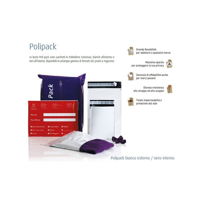 BUSTA POLIPACK COEX 325x240+50mm 10pz