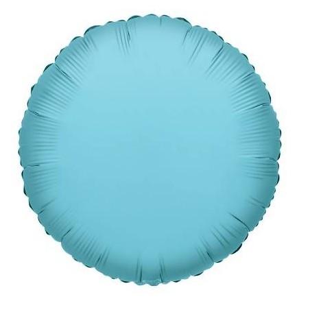 PALLONE MYLAR TONDO CELESTE 18 43cm 1pz RC