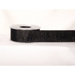 NASTRO RASO BOUTIQUE LAMè mm40x20mt COL.33 NERO