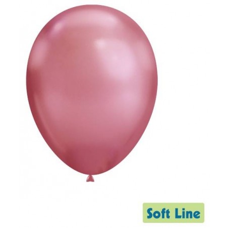 PALLONCINI LATTICE SOFT LINE CHROME 12 30cm ROSA 114 50pz RC