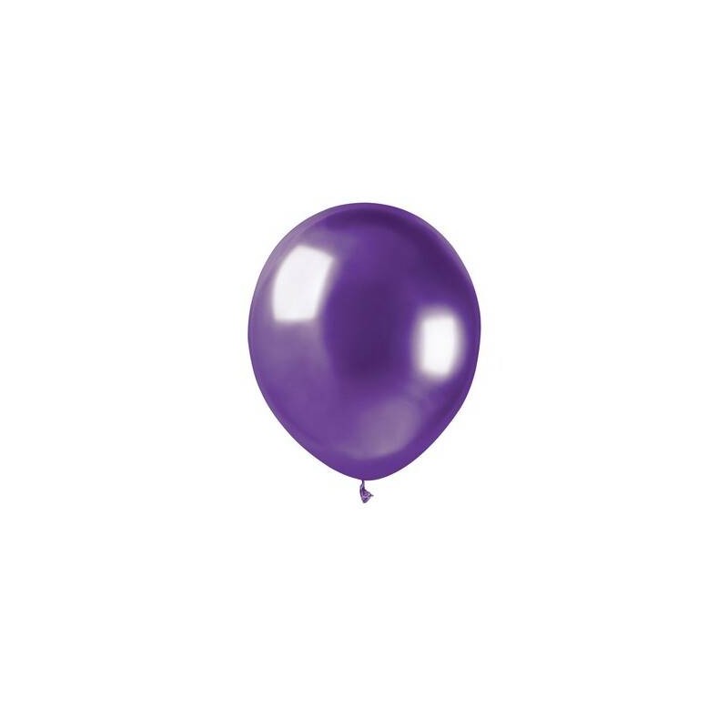 PALLONCINI LATTICE 5 12cm 50pz GLOSSY VIOLA