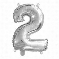PALLONE MYLAR N°2 40cm SILVER