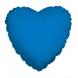 PALLONE MYLAR CUORE BLU CAPRI 18 43cm 1pz