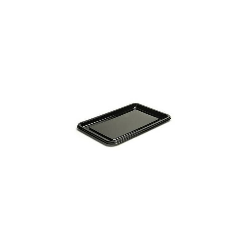 VASSOIO RETTANGOLARE LARGE NERO 46x30cm 10pz
