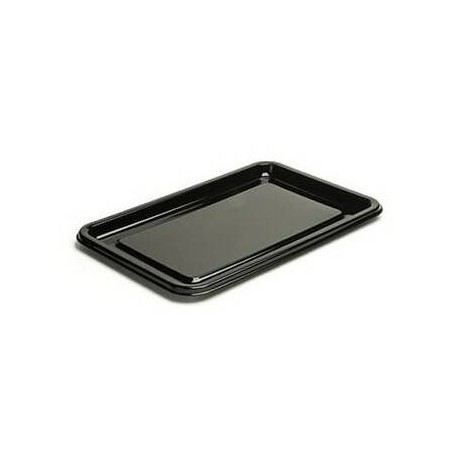 VASSOIO RETTANGOLARE LARGE NERO 46x30cm 10pz