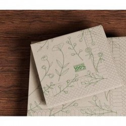 TOVAGLIOLI 24x24 FLORA NATURAL 2V 100pz