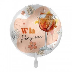 PALLONE MYLAR TONDO 45cm W LA PENSIONE