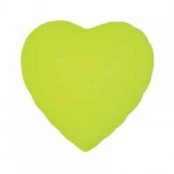 PALLONE MYLAR CUORE 18 45cm GIALLO FLUO