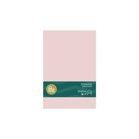 TOVAGLIA PVC 137X274 ROSA CHIARO