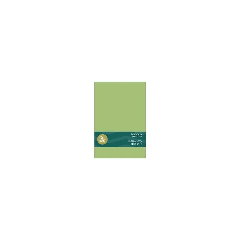 TOVAGLIA PVC 137X274 VERDE SALVIA