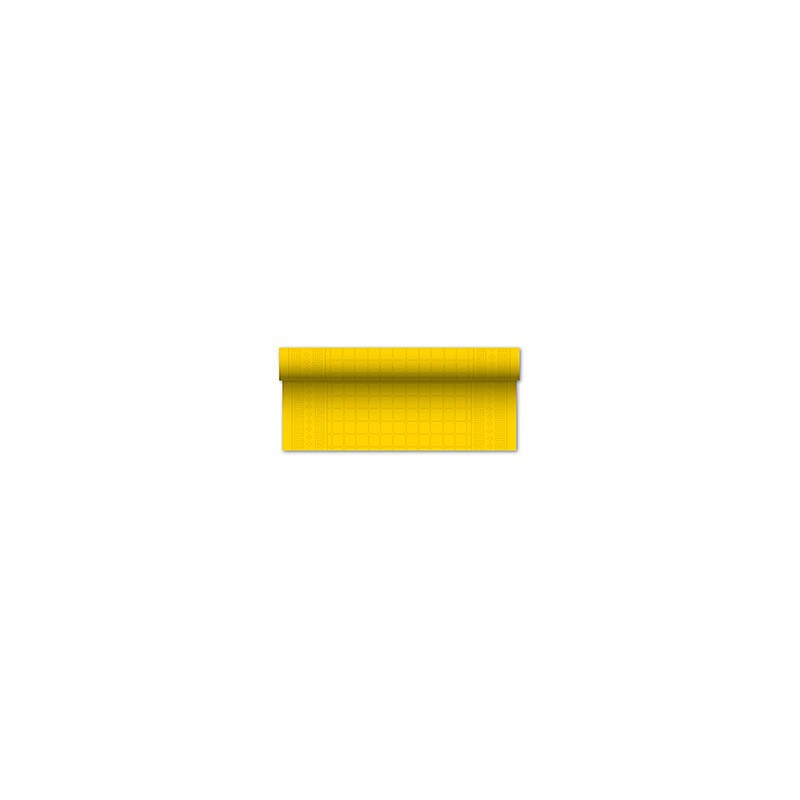 TOVAGLIA ROTOLO 1,20x50mt DAMASCATA GIALLO FATO