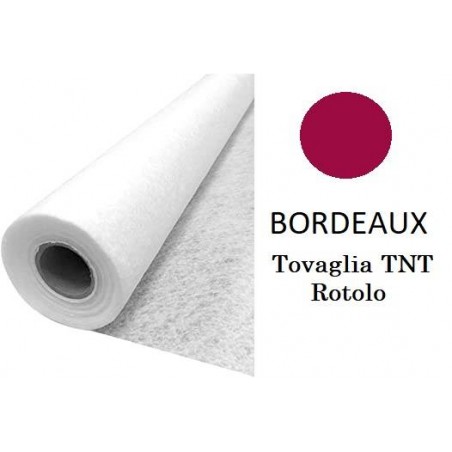 TOVAGLIA TNT ROTOLO H.140 BORDEAUX 50mt