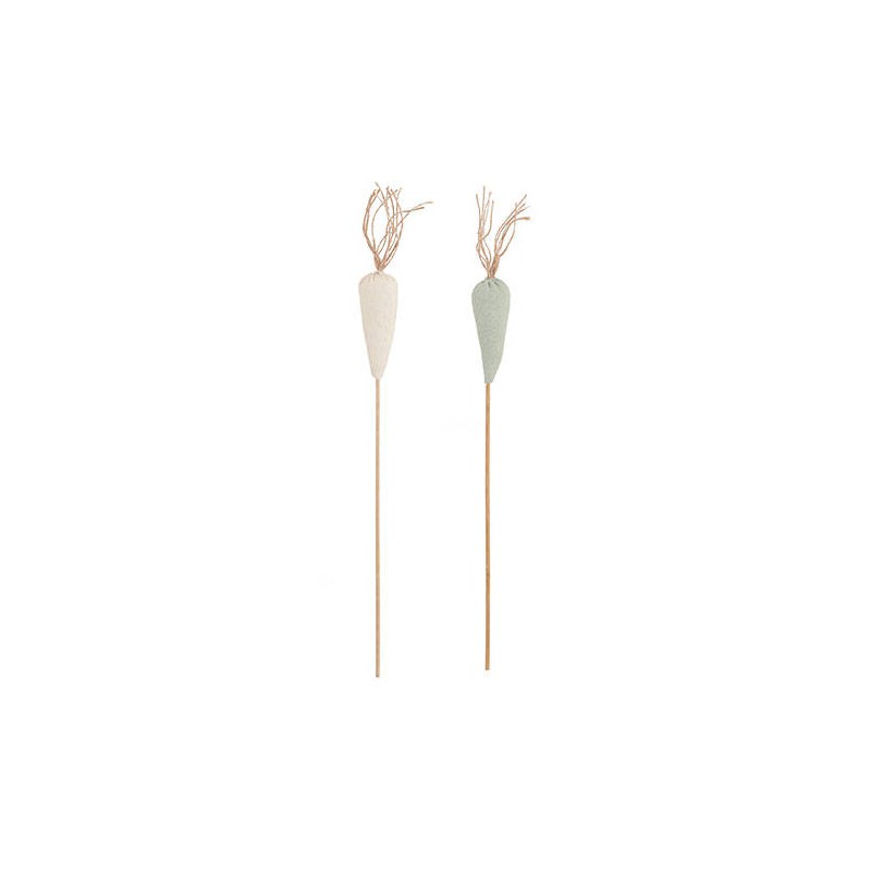 PICK LEGNO CAROTA CELESTE O AVORIO ASS.TI 25cm 1pz