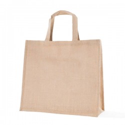 BORSA JUTA CON SOFFIETTO 40+15x36cm