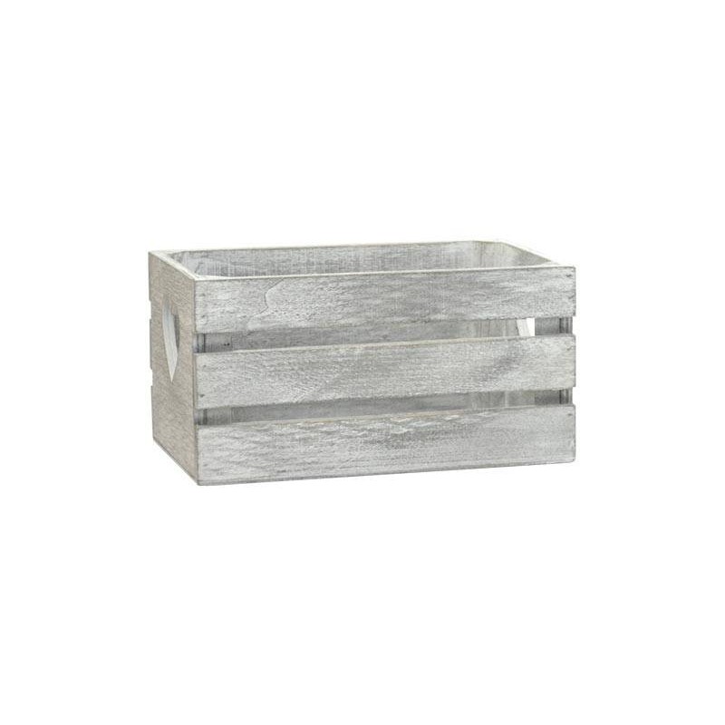 CASSETTA LEGNO GRIGIO CASL2456 21x13x11cm